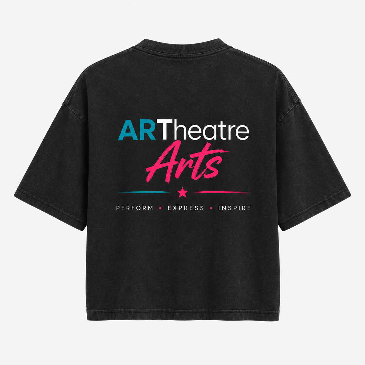Adults ARTheatre Arts Washed Boxy cropped T-Shirt