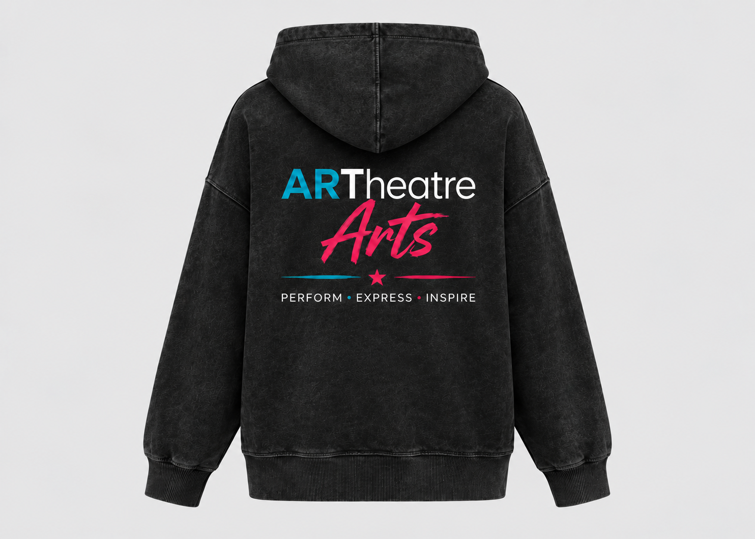 Adults ARTheatre Arts Acid-Wash Oversized Hoodie