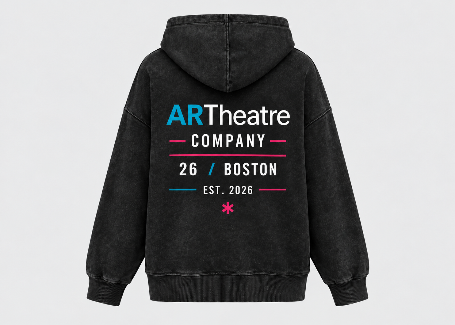 Adults ARTheatre Arts Acid-Wash Oversized Hoodie