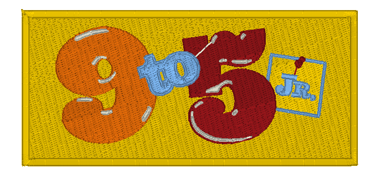 9 to 5 JR Badge