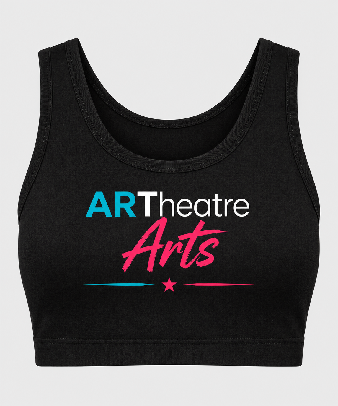 Children’s ARTheatre Arts Black Cropped Dance Top