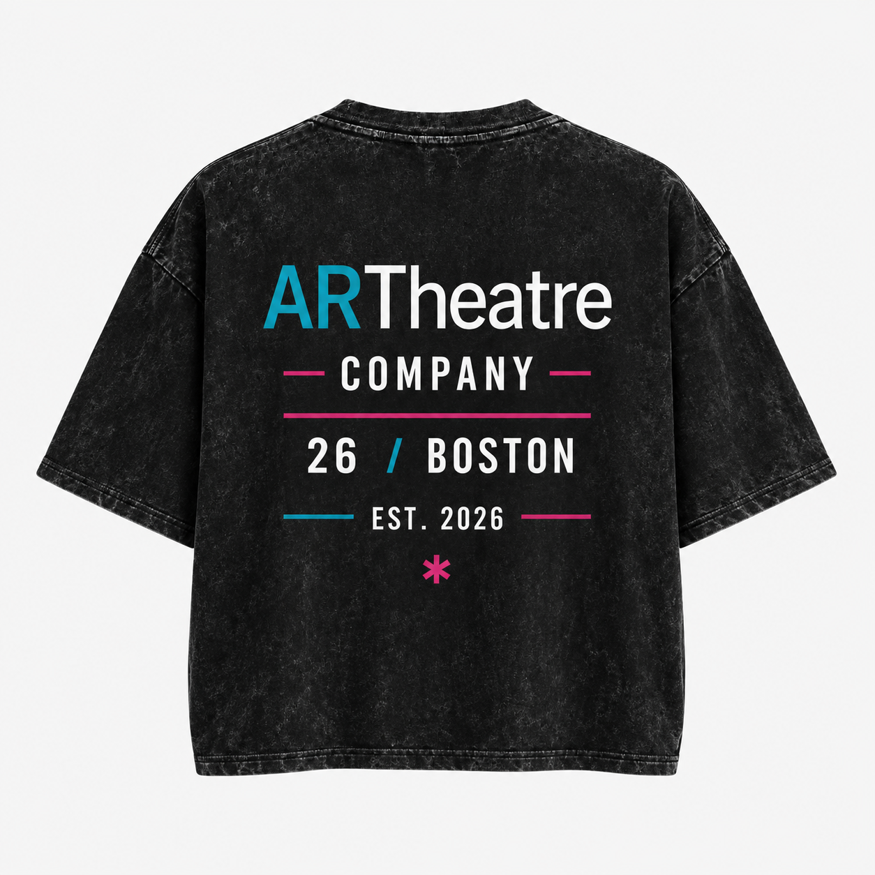 Adults ARTheatre Arts Washed Boxy cropped T-Shirt
