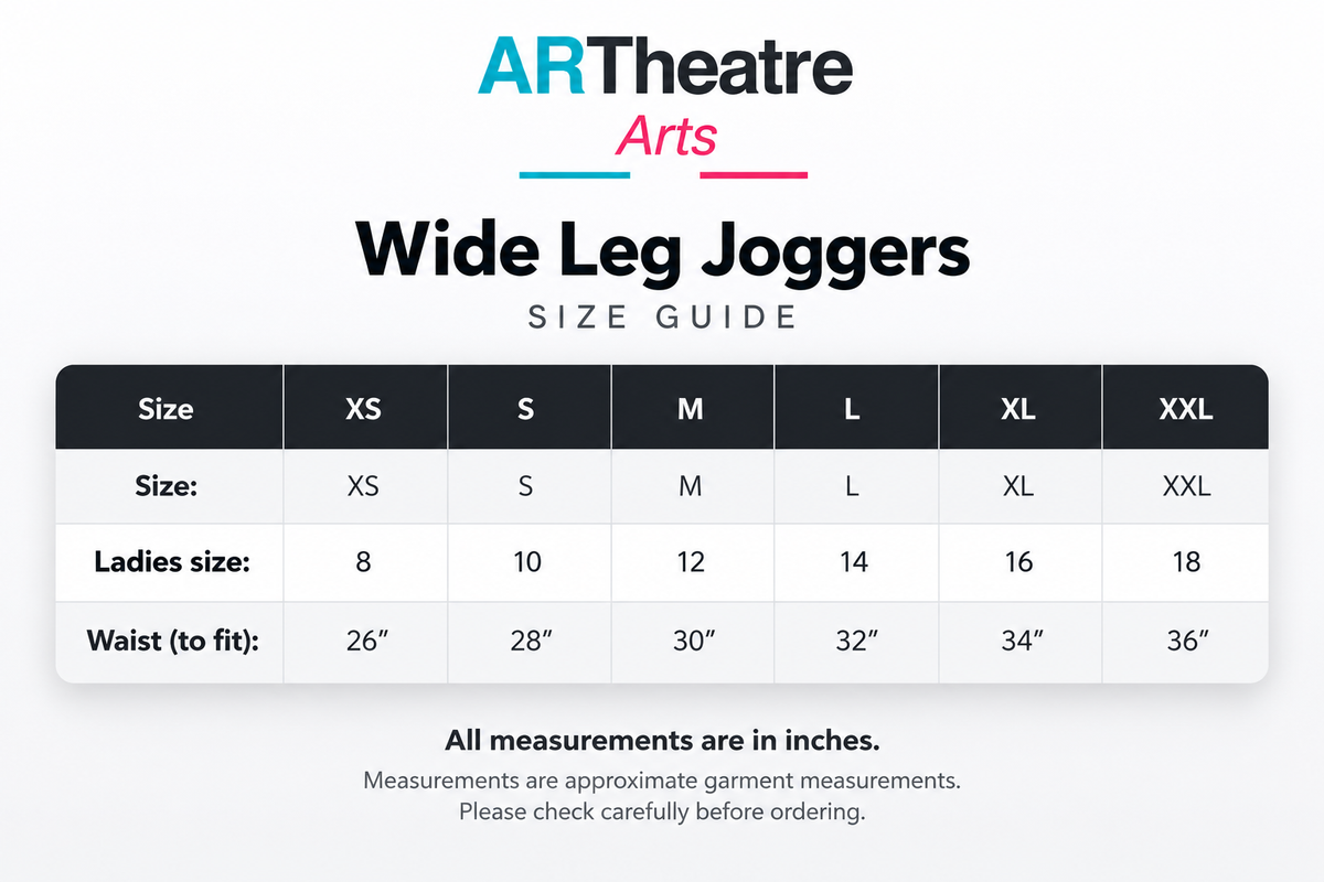 ARTheatre Wide leg Joggers Adults