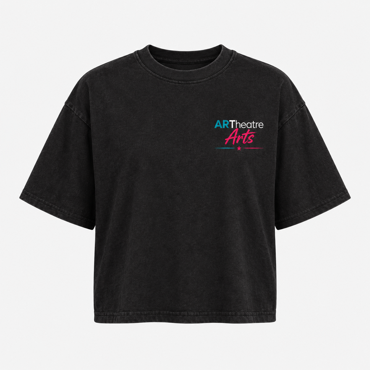 Adults ARTheatre Arts Washed Boxy cropped T-Shirt
