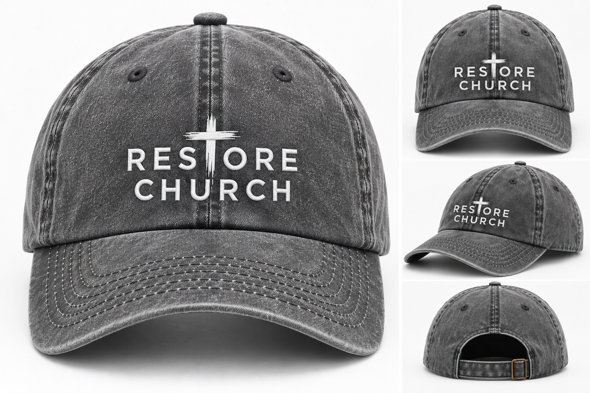 Restore Church Vintage Washed Cap