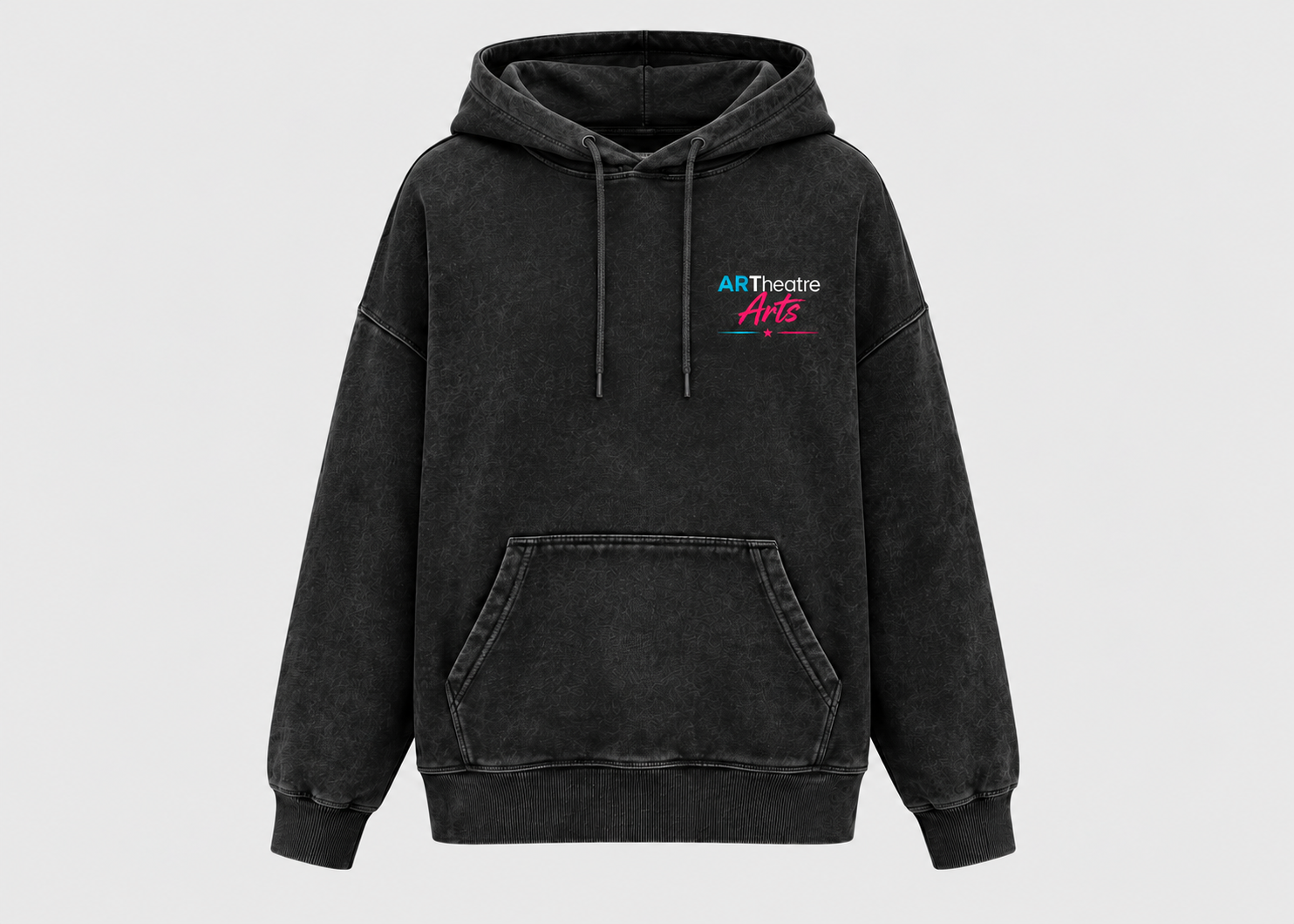 Adults ARTheatre Arts Acid-Wash Oversized Hoodie