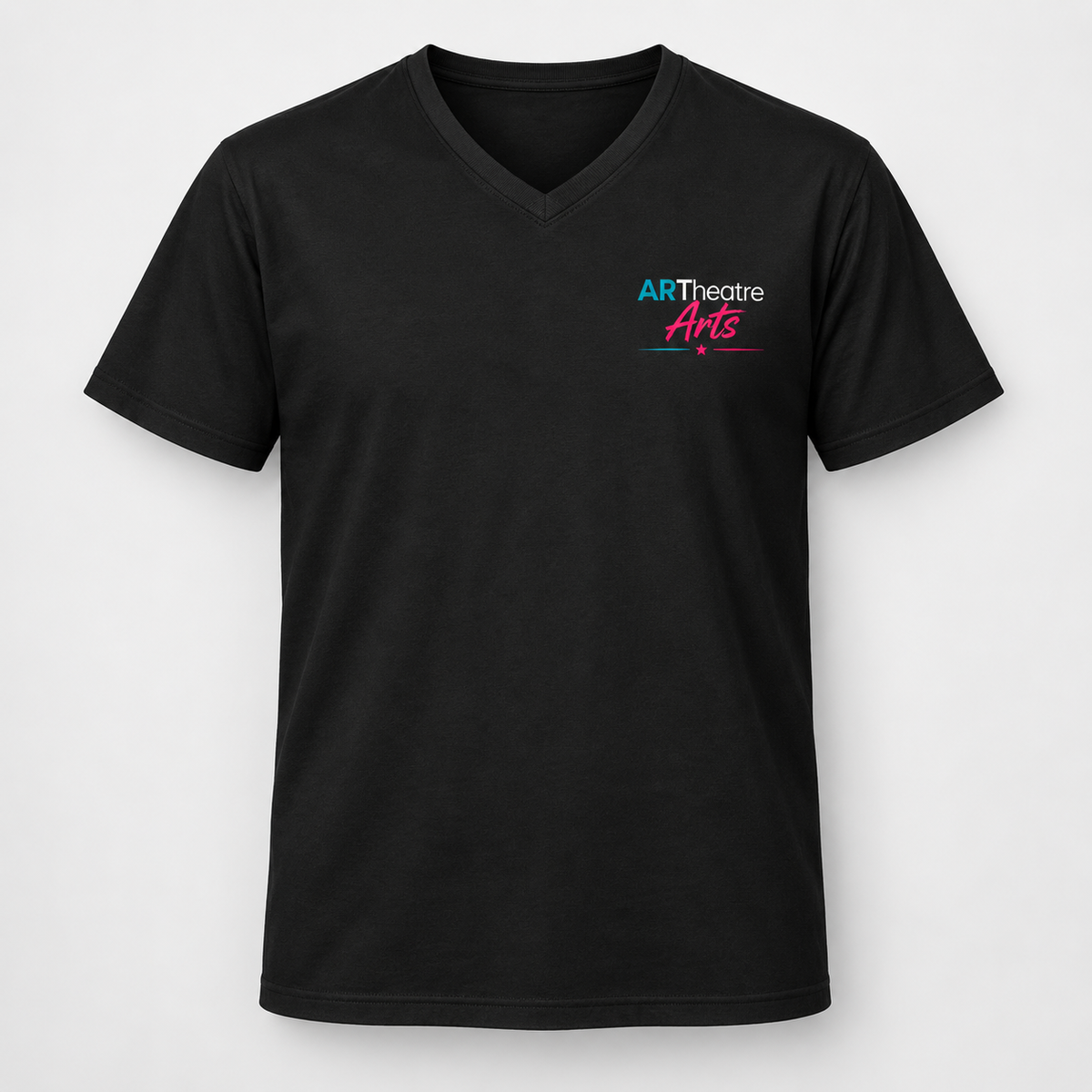 Adults ARTheatre Arts V-neck Black T-Shirt