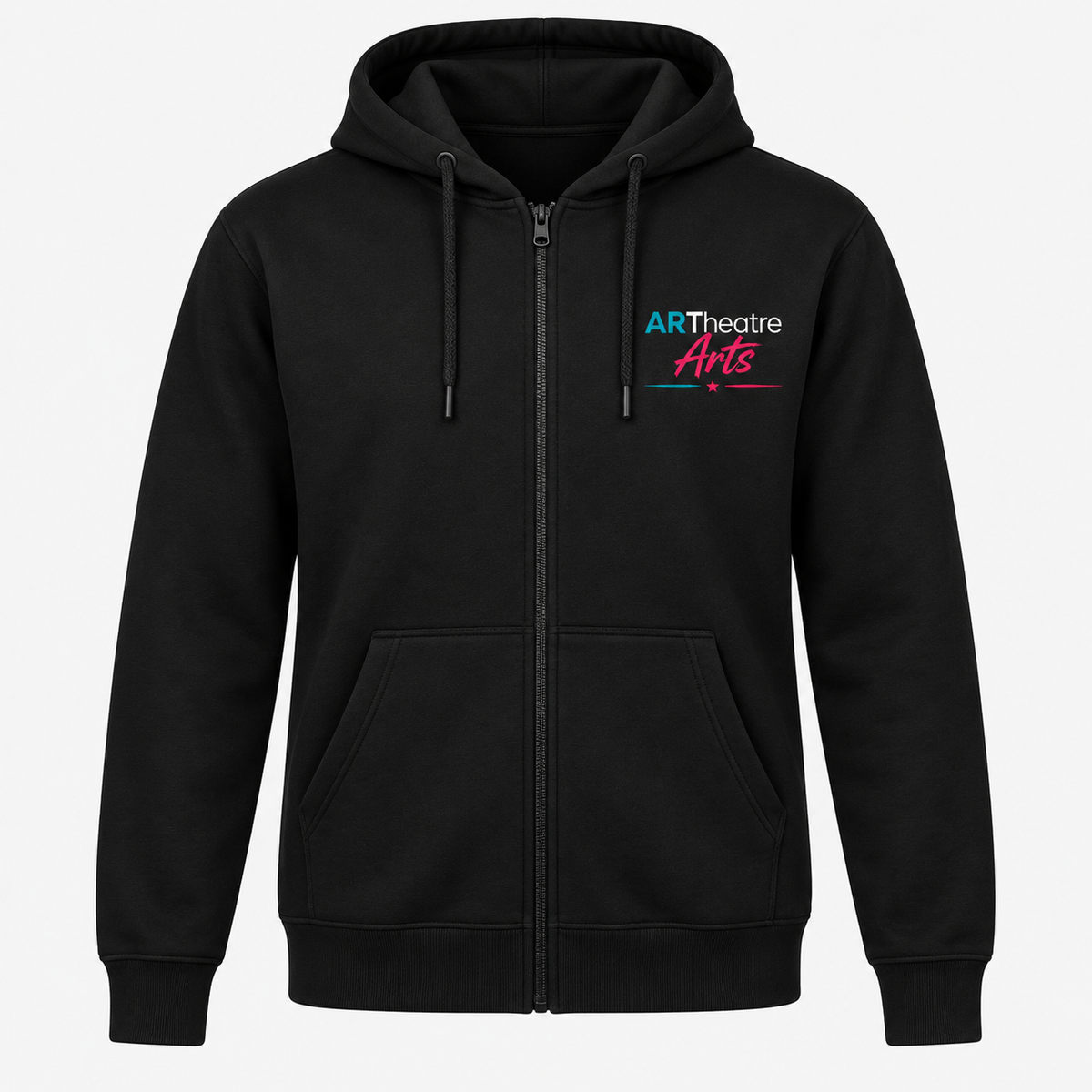 Childrens ARTheatre Arts Black Zipped Hoodie