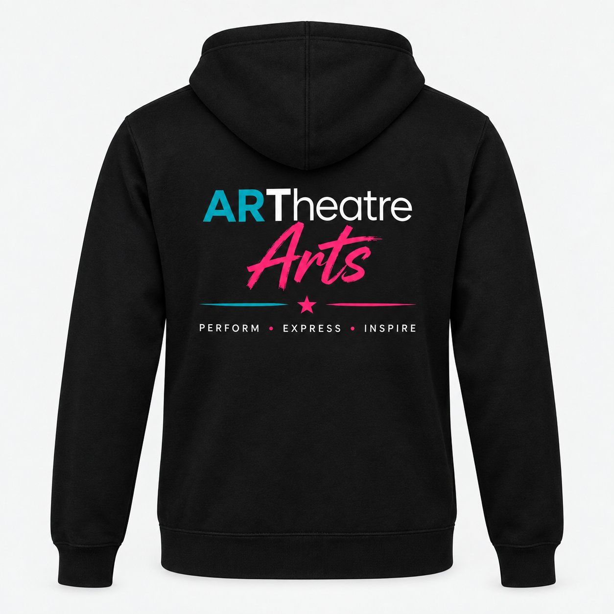 Adults ARTheatre Arts Black Zipped Hoodie