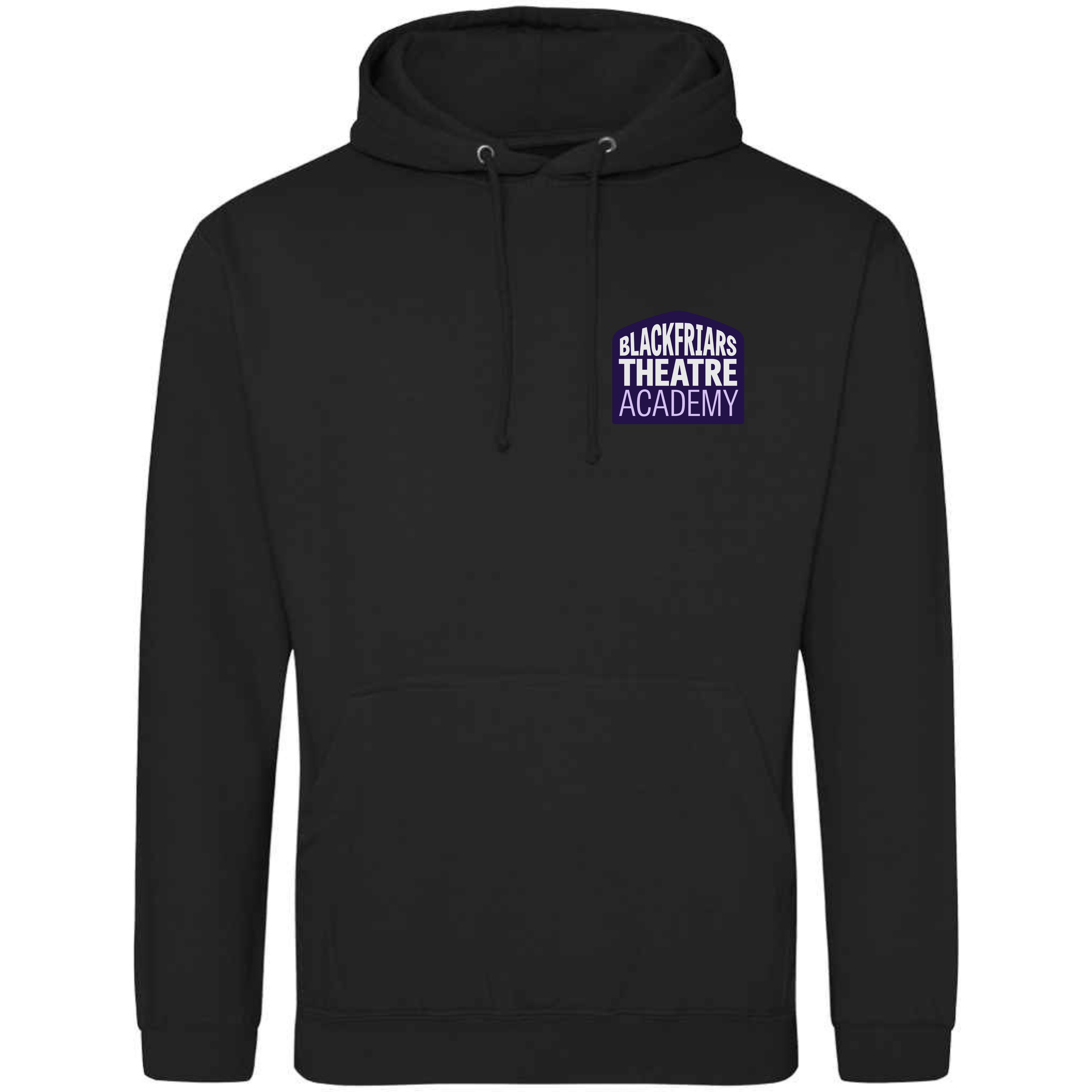 Blackfriars Black and purple Hoodie (ADULT)