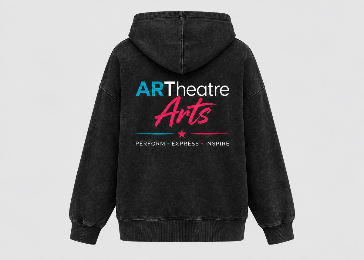 Adults ARTheatre Arts Acid-Wash Oversized Hoodie