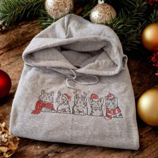 Christmas Cats Hoodie