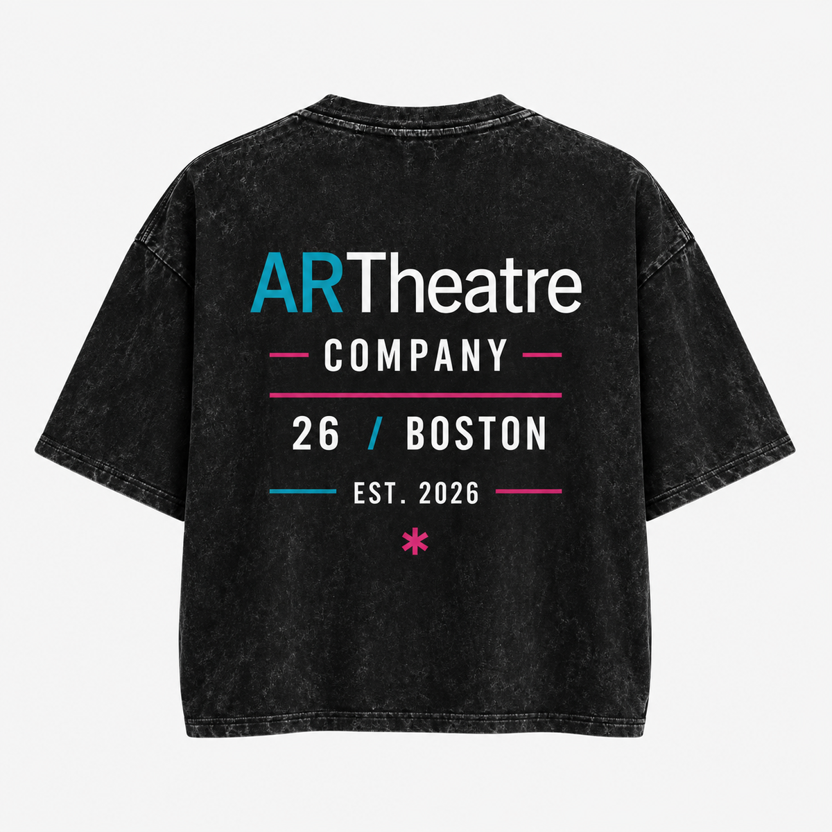 Adults ARTheatre Arts Washed Boxy cropped T-Shirt